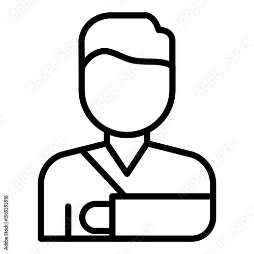 Broken Arm Icon