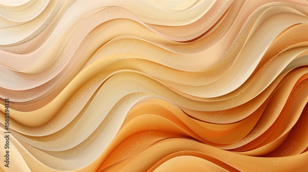 Obraz premium Abstract background with overlapping shades of wheat gradient