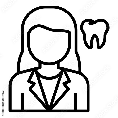 Female Dentist Icon