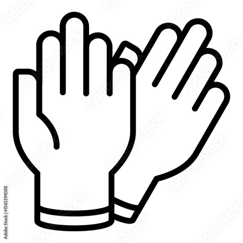 Medical Gloves Icon