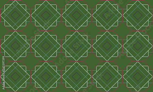 Seamless geometric pattern design vector background