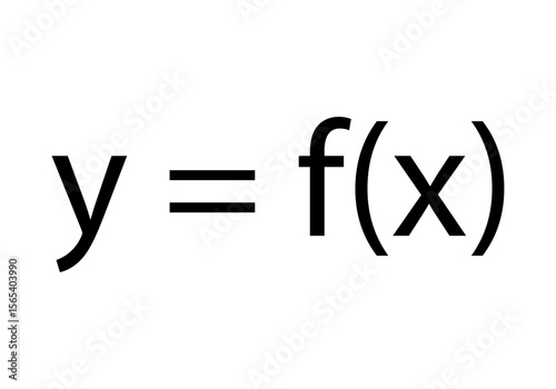 Icono negro de ecuación o función matemática