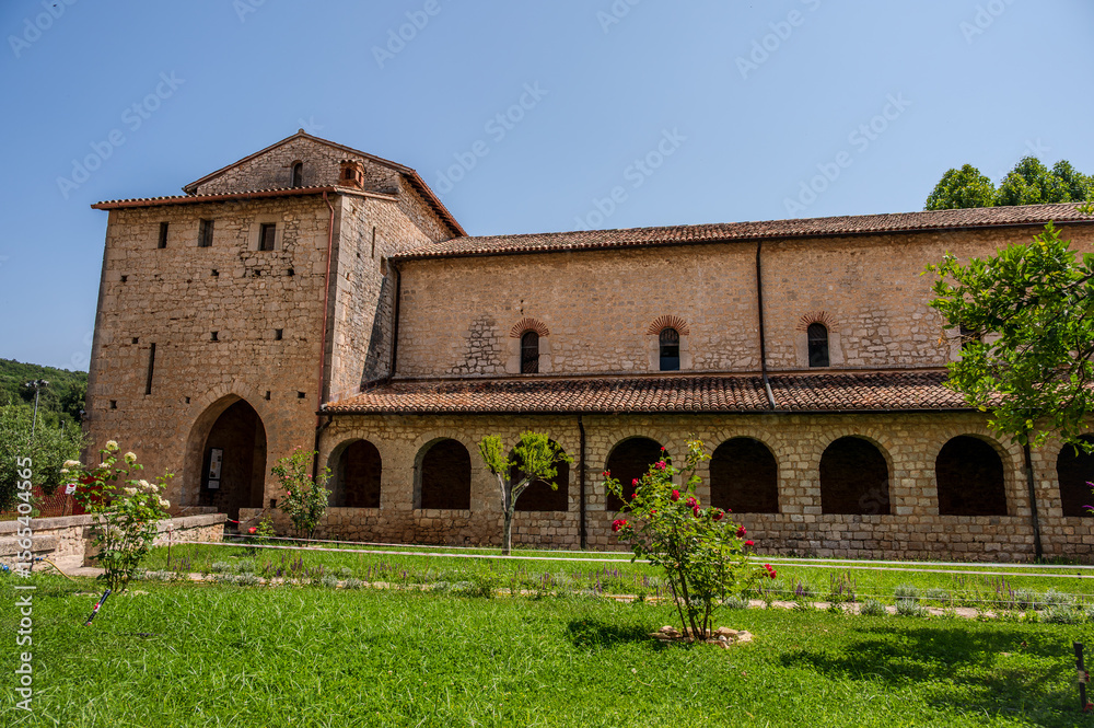 Priverno, Latina, Italy. Cistercian Abbey of Fossanova. Priverno, Latina, Italy. Cistercian Abbey of Fossanova.