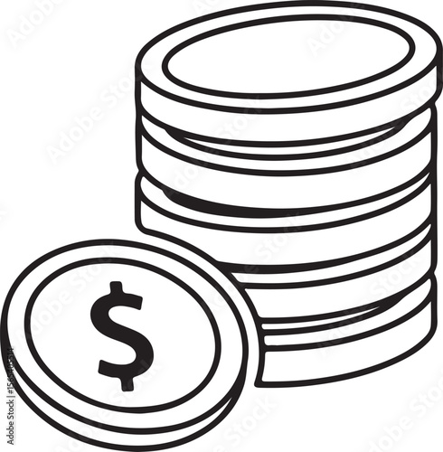 A dollar sign in a glass jar symbolizes the accumulation of money and financial savings