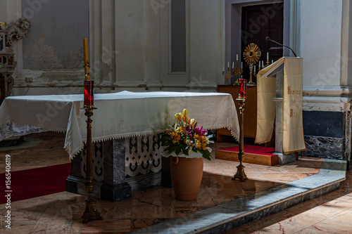 Teano, Campania, Italy. Church of Sant’Agostino. LR25