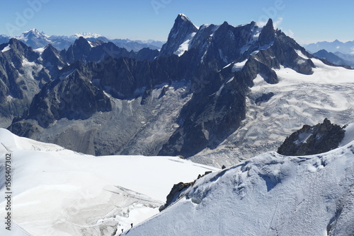 paysage du massif du mont-blanc