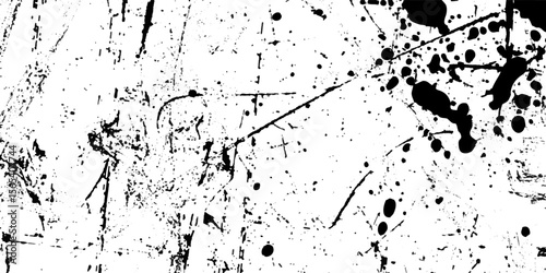 Black texture overlay. Dust grainy texture on white background. Grain noise stamp.