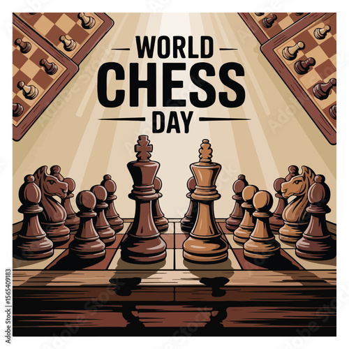World Chess Day Observation Poster