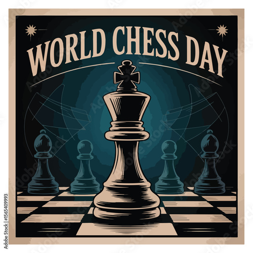 World Chess Day Observation Poster