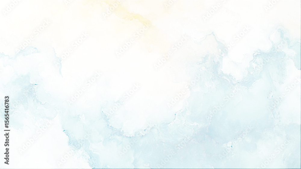 Obraz premium watercolor abstract painting of blue grunge texture, The morning fresh sky blue texture clouds, watercolor texture and watercolor and grunge blue paper.