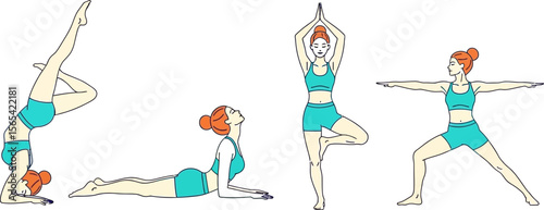 Yoga poses for beginners illustrated guide to basic asanas and positions