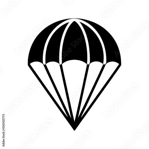 Parachute icon for delivery, support, skydiving, and extreme sports.