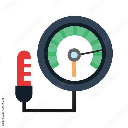 Tire Pressure Indicator with Bar Gauge
