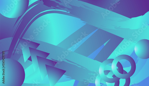 abstract background with a lot of geometric elements