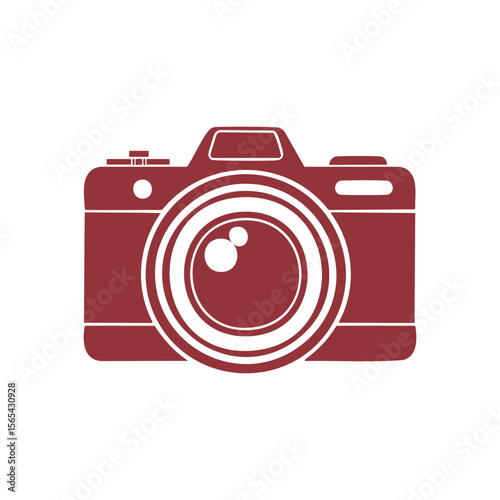 Camera icon set. Photo camera in flat style. Photography camera line art icon for apps and websites, Photo camera icons set. Photography symbol. Photographing sign. Isolated vector illustration.