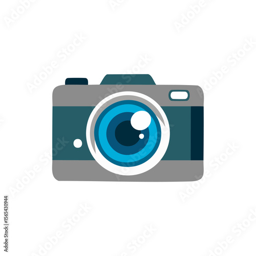 Camera icon set. Photo camera in flat style. Photography camera line art icon for apps and websites, Photo camera icons set. Photography symbol. Photographing sign. Isolated vector illustration.