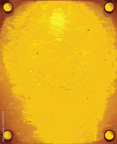 Golden Textured Background with Dark Brown Circular Elements yellow