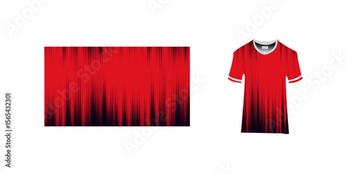 Title sublimation jersey shirt design vector template background grunge brush halftone red black splash splatter paint steel texture