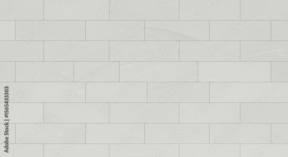 Naklejka premium Light gray tile wall background