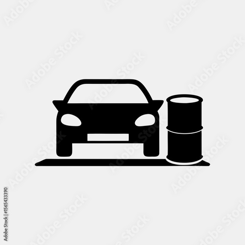 car with a barrel of oil_2