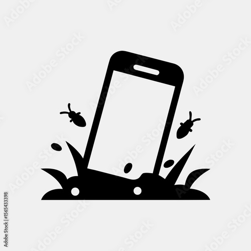 discarded smartphone