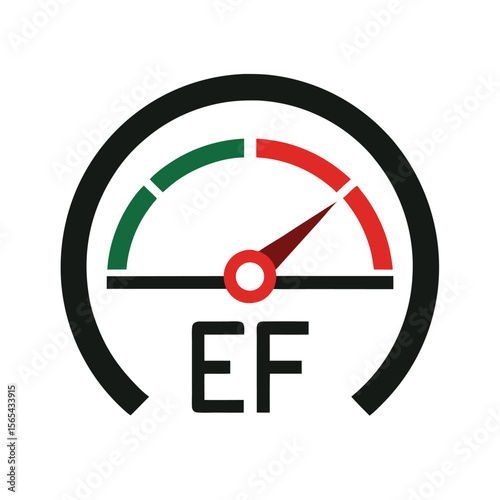 Fuel Gauge Style Indicator from Empty to Full