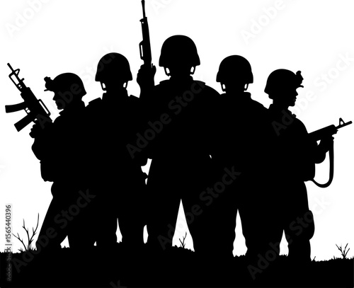 Soldiers  soldiers, military, army, vector bundle