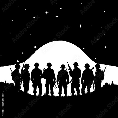 Soldiers  soldiers, military, army, vector bundle