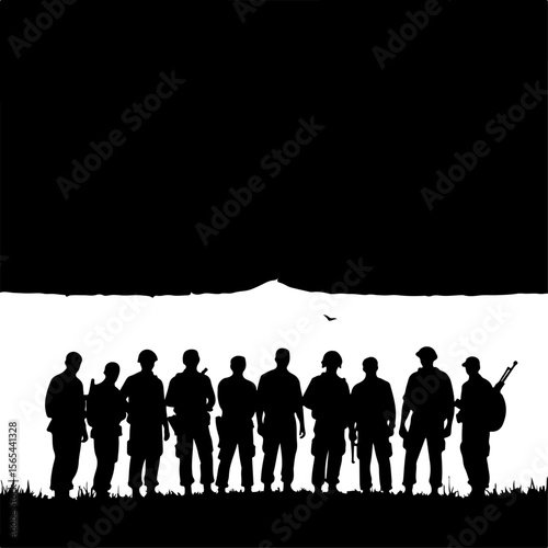 Soldiers  soldiers, military, army, vector bundle