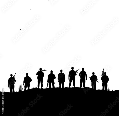 Soldiers  soldiers, military, army, vector bundle