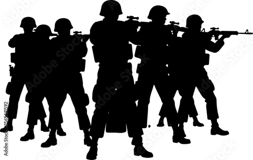 Soldiers  soldiers, military, army, vector bundle