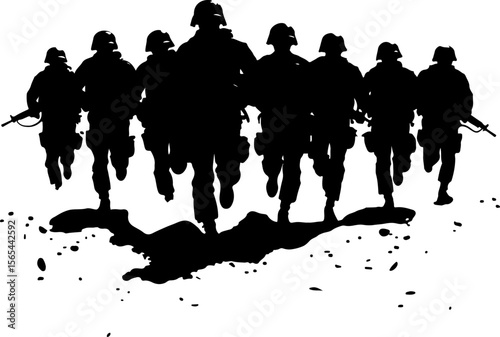 Soldiers  soldiers, military, army, vector bundle