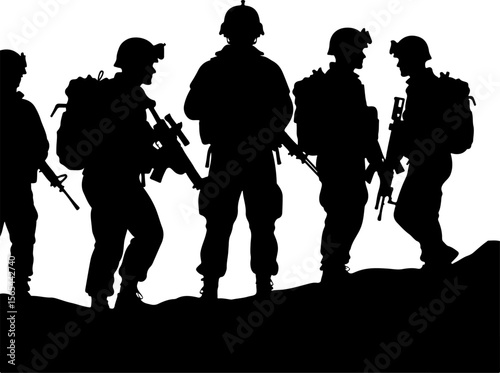 Soldiers  soldiers, military, army, vector bundle