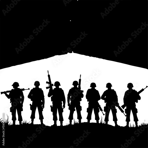Soldiers  soldiers, military, army, vector bundle