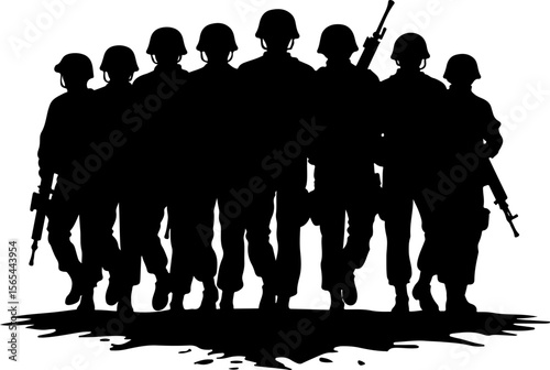American soldiers, military, army,  vector bundle