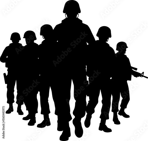 American soldiers, military, army,  vector bundle