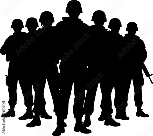 American soldiers, military, army,  vector bundle