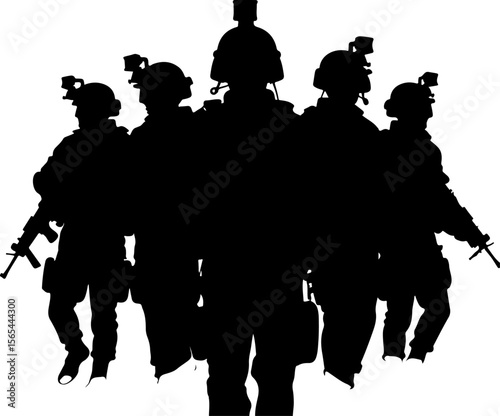 American soldiers, military, army,  vector bundle