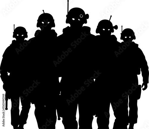 American soldiers, military, army,  vector bundle