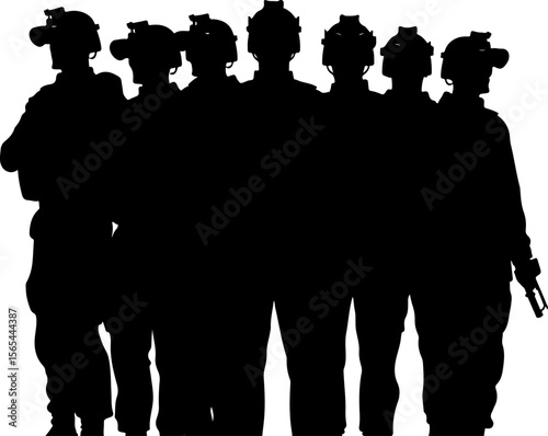 American soldiers, military, army,  vector bundle