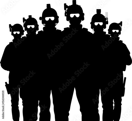American soldiers, military, army,  vector bundle
