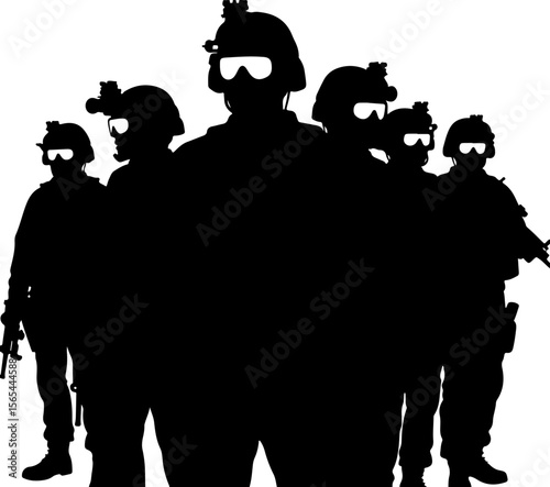 American soldiers, military, army,  vector bundle