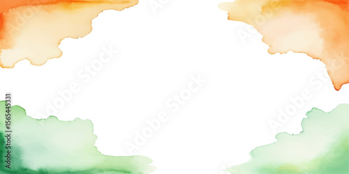 independence day and republic day tri water color background, 26jan, 15 august, vector , PNG, file
