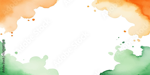 independence day and republic day tri water color background, 26jan, 15 august, vector , PNG, file