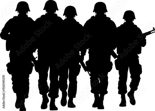 American soldiers, military, army,  vector bundle