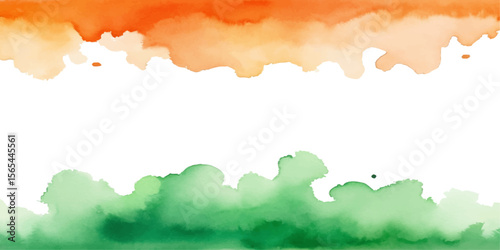 independence day and republic day tri water color background, 26jan, 15 august, vector , PNG, file