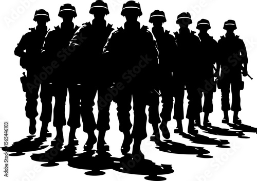 American soldiers, military, army,  vector bundle