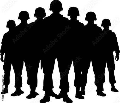 American soldiers, military, army,  vector bundle