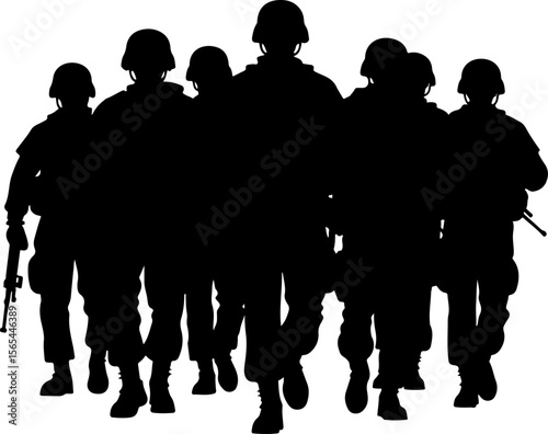 American soldiers, military, army,  vector bundle