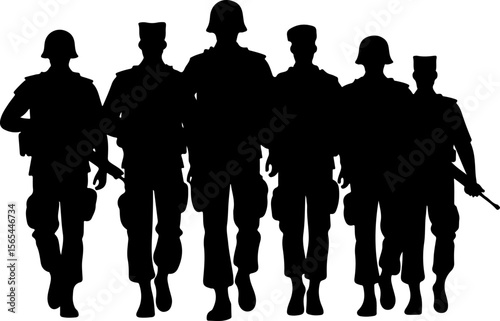 American soldiers, military, army,  vector bundle